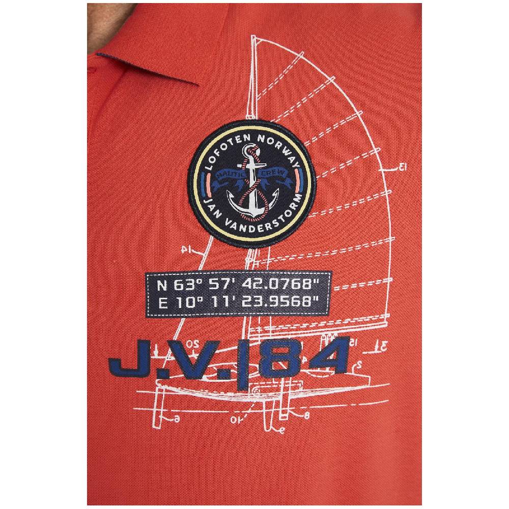 Jan Vanderstorm Poloshirt NICCO Orange