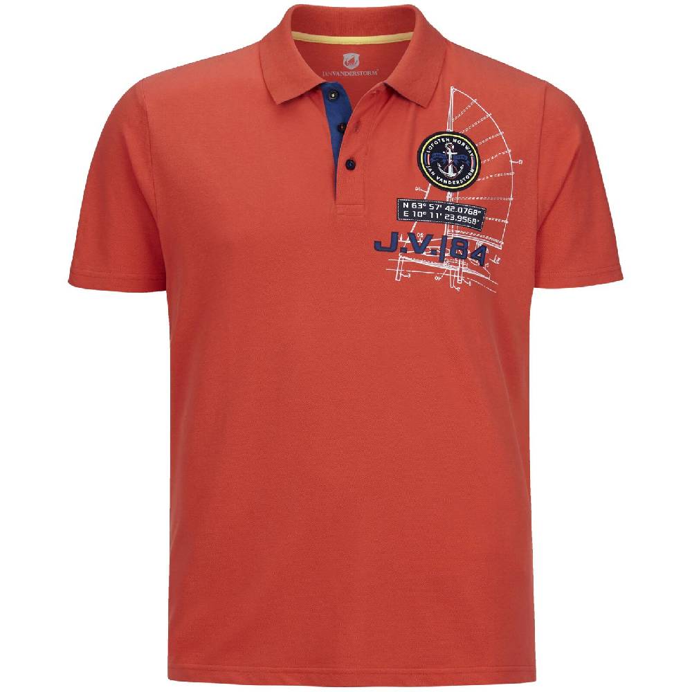 Jan Vanderstorm Poloshirt NICCO orange