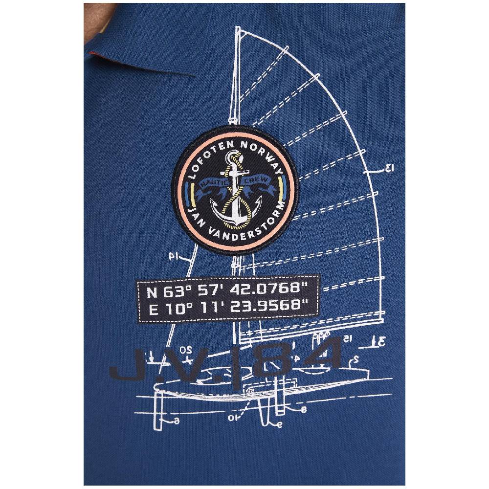 Jan Vanderstorm Poloshirt NICCO Royal Blau