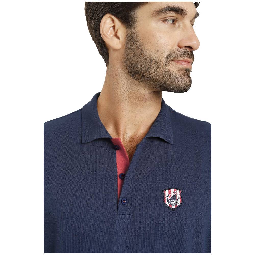 Jan Vanderstorm Poloshirt NISSE Dunkelblau