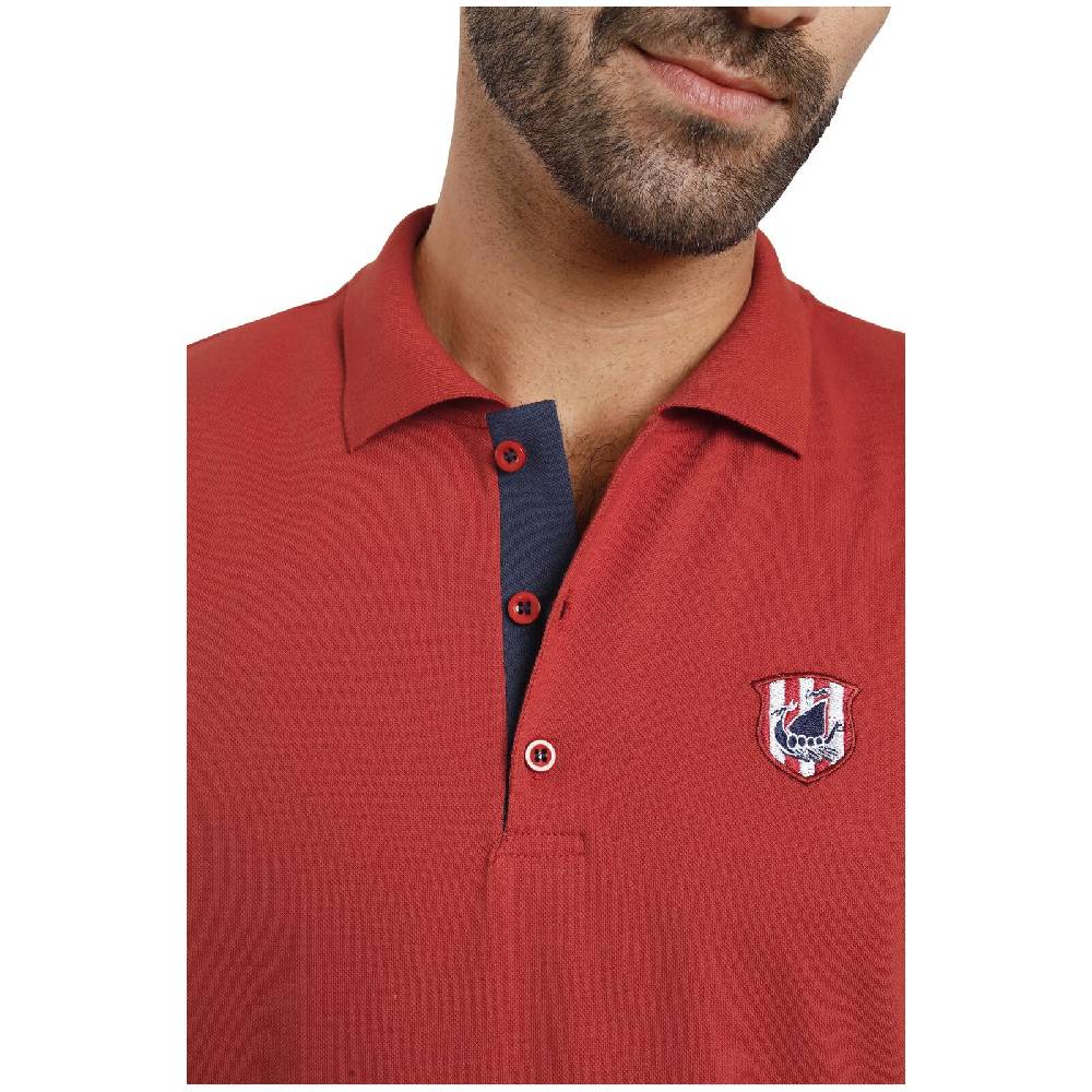 Jan Vanderstorm Poloshirt NISSE Rot