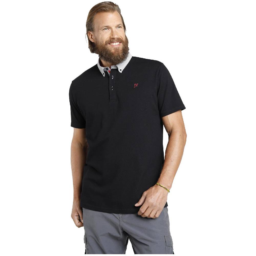 Jan Vanderstorm Poloshirt NJAL Schwarz