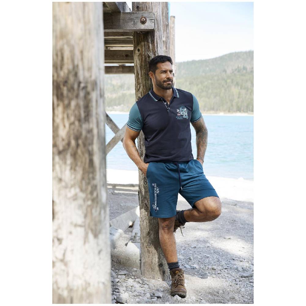 Jan Vanderstorm Poloshirt OLEJORN Dunkelblau