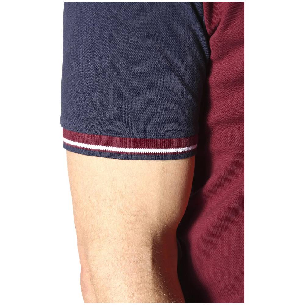 Jan Vanderstorm Poloshirt OLEJORN Dunkelrot