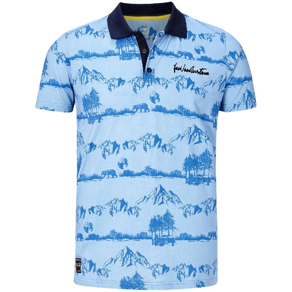 Jan Vanderstorm Poloshirt OTHIN blau