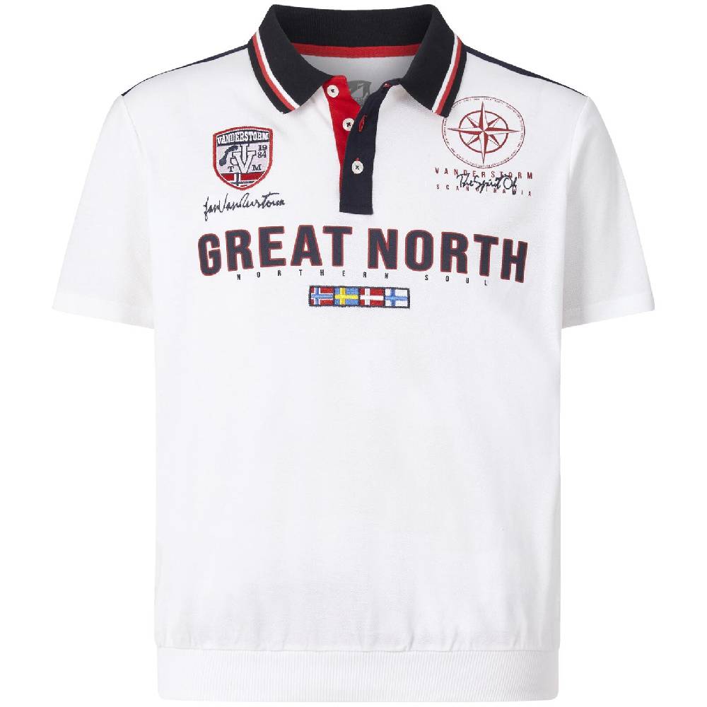Jan Vanderstorm Poloshirt RADBOD weiß