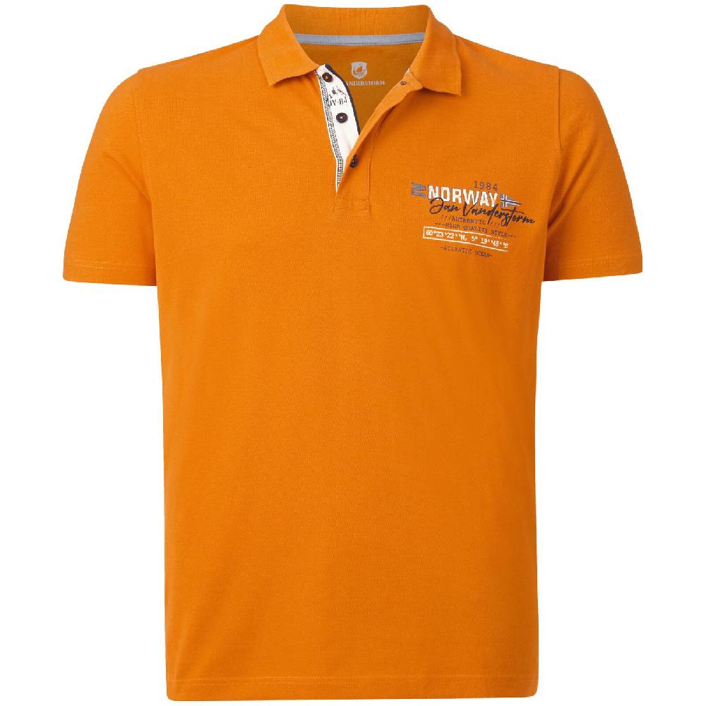 Jan Vanderstorm Poloshirt RAGGE orange