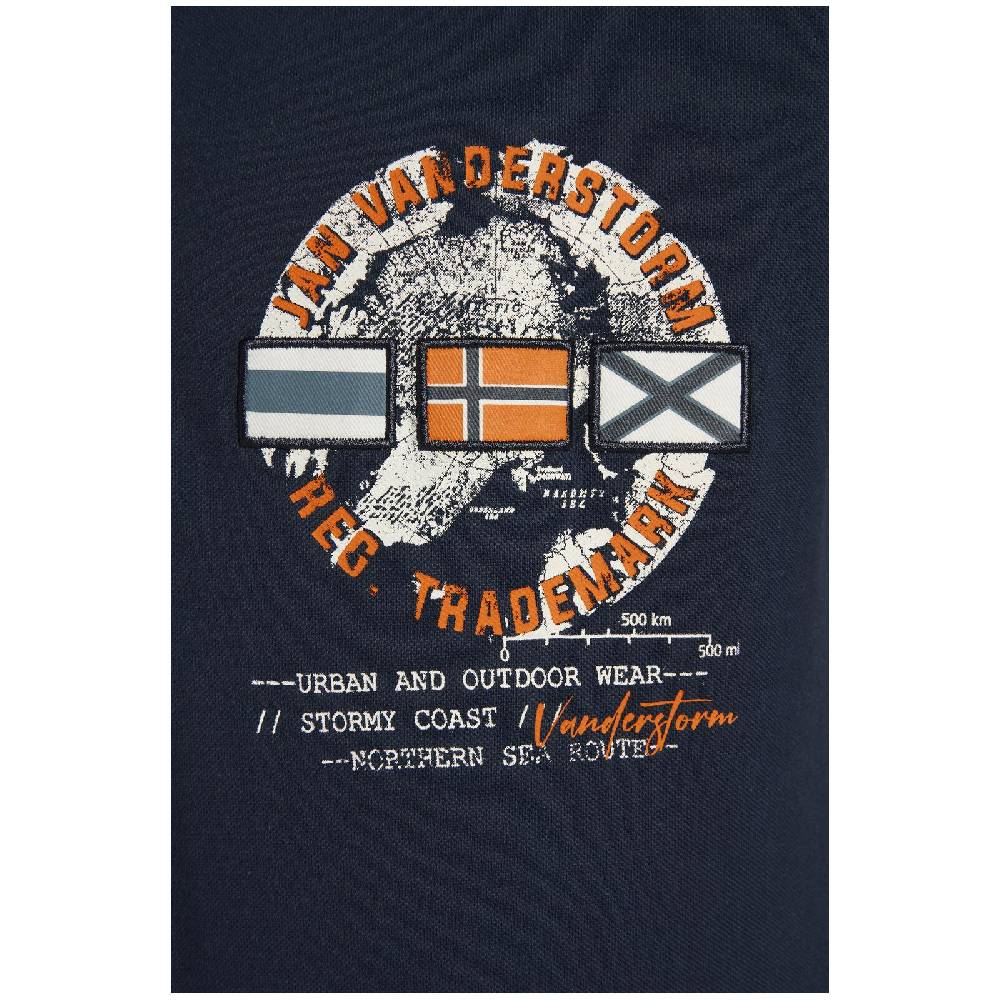 Jan Vanderstorm Poloshirt RANDO Dunkelblau