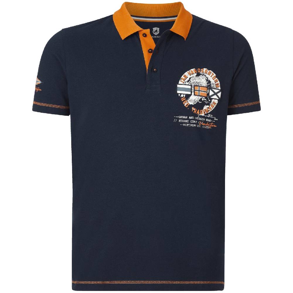 Jan Vanderstorm Poloshirt RANDO dunkelblau