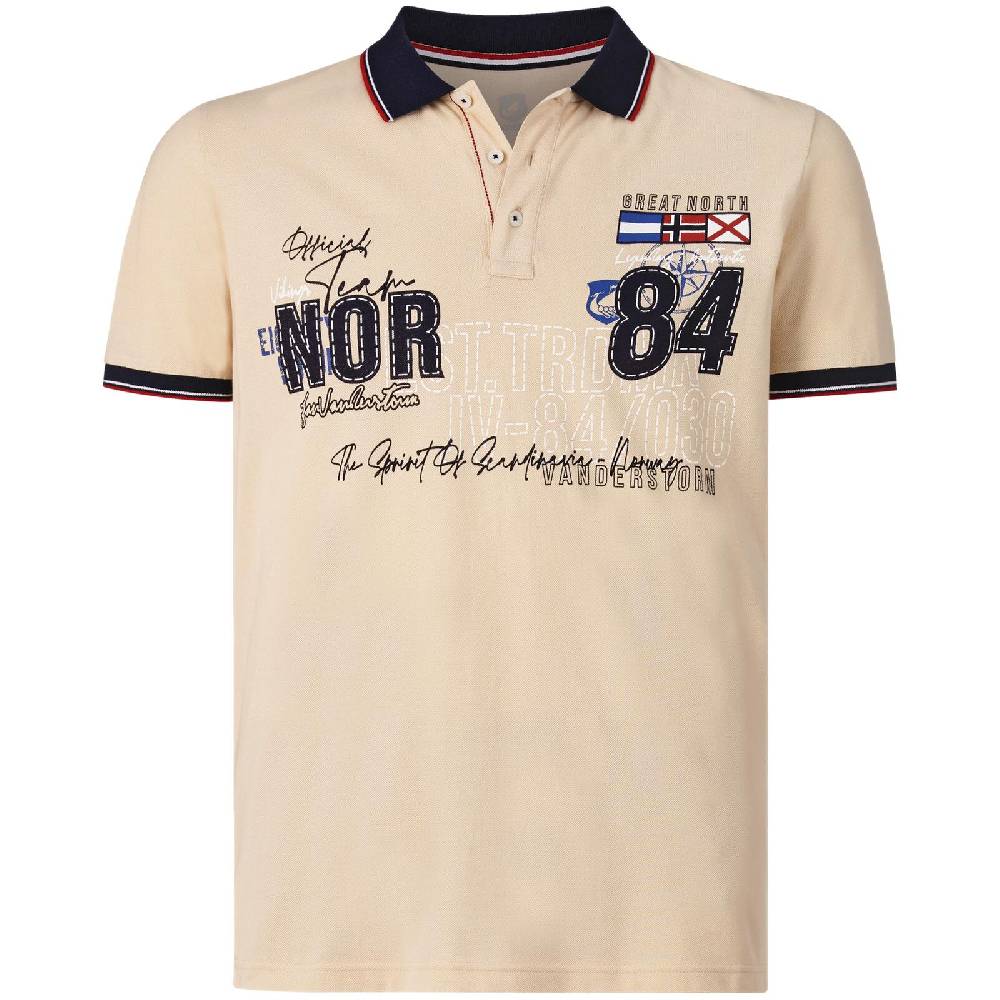 Jan Vanderstorm Poloshirt SAMU beige