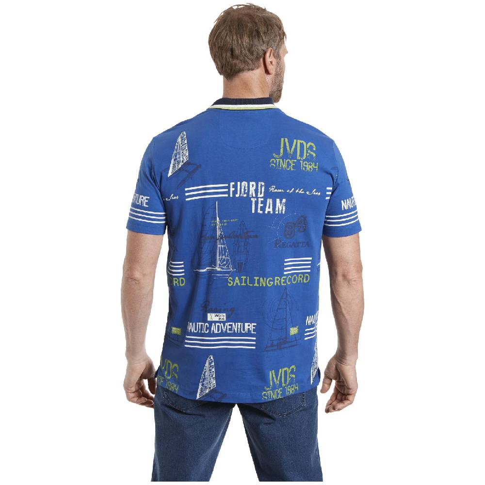 Jan Vanderstorm Poloshirt SIGURDUR Royal Blau