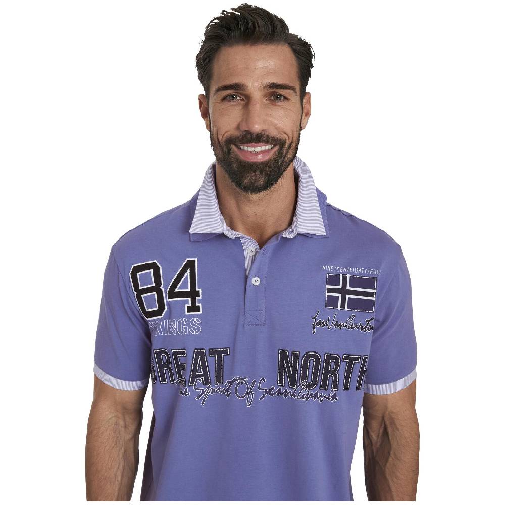 Jan Vanderstorm Poloshirt TAADE Lila
