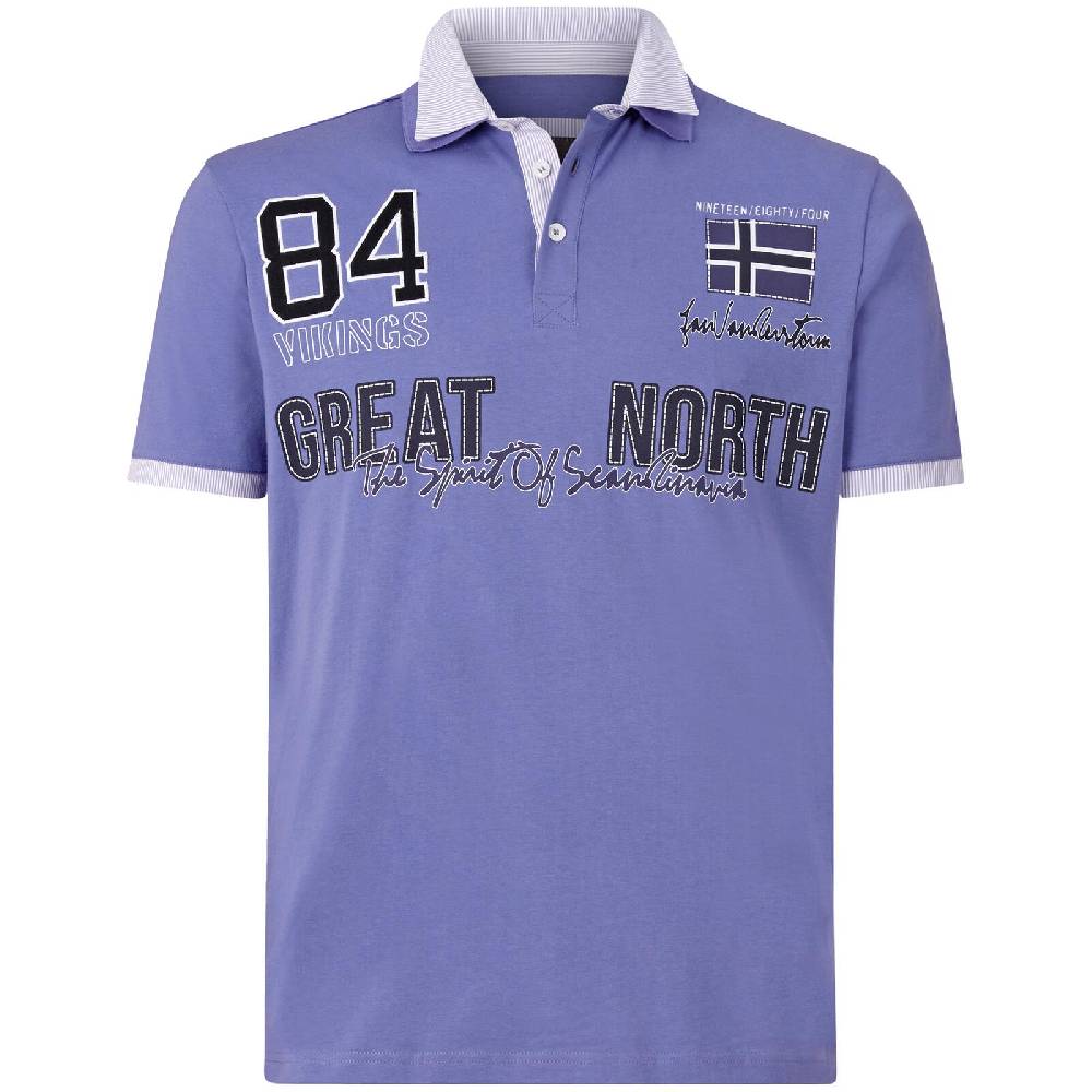 Jan Vanderstorm Poloshirt TAADE lila