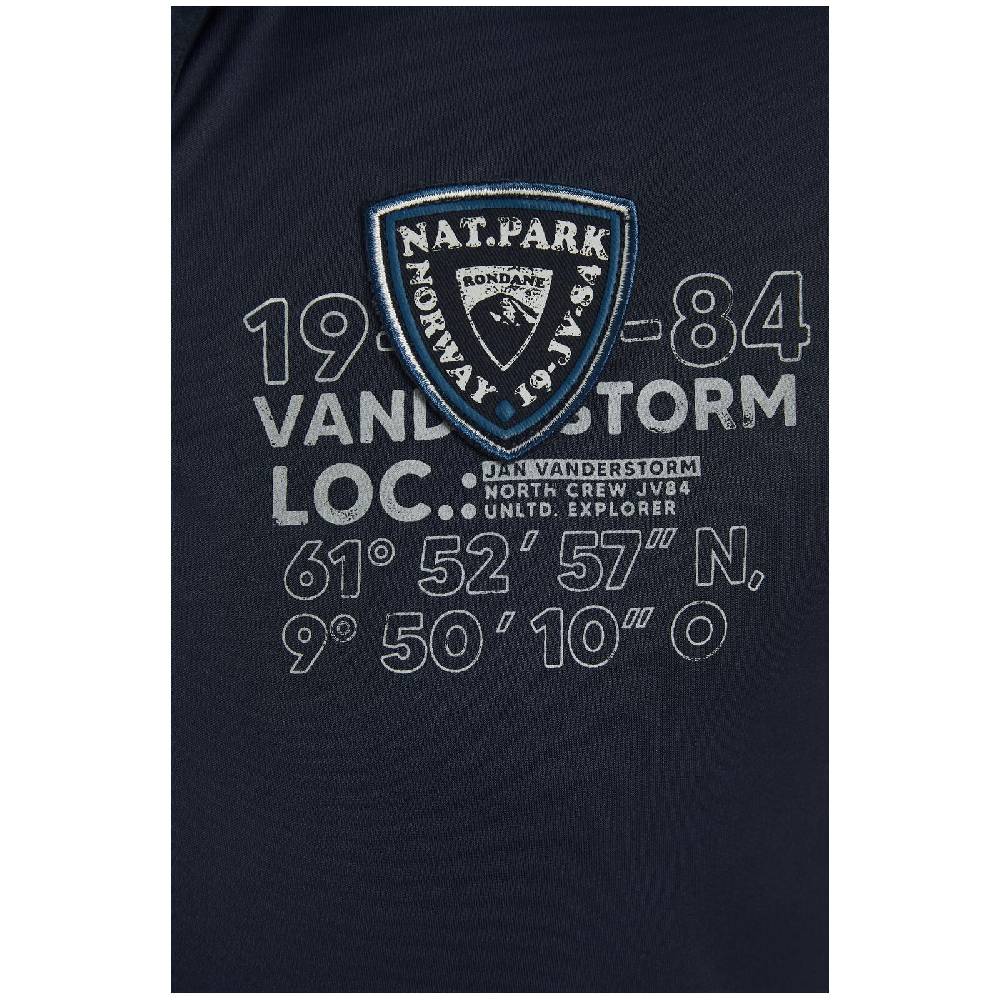 Jan Vanderstorm Poloshirt TEPPO Dunkelblau