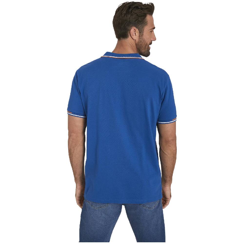 Jan Vanderstorm Poloshirt TOIKA Royal Blau