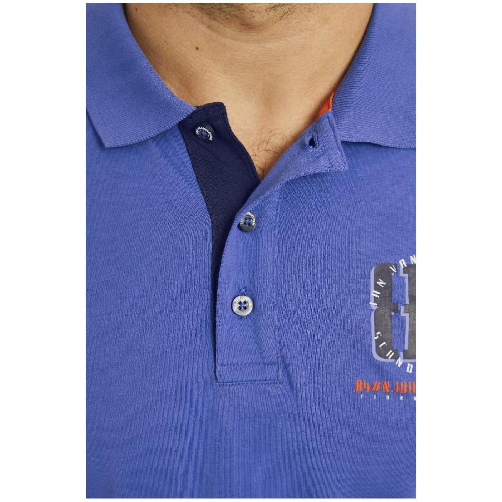 Jan Vanderstorm Poloshirt TOPI Royal Blau