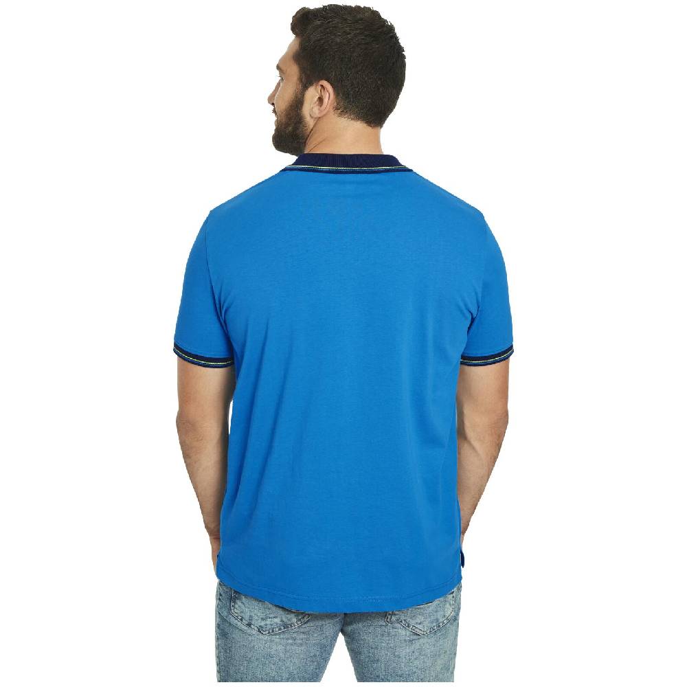 Jan Vanderstorm Poloshirt TOTTE Royal Blau
