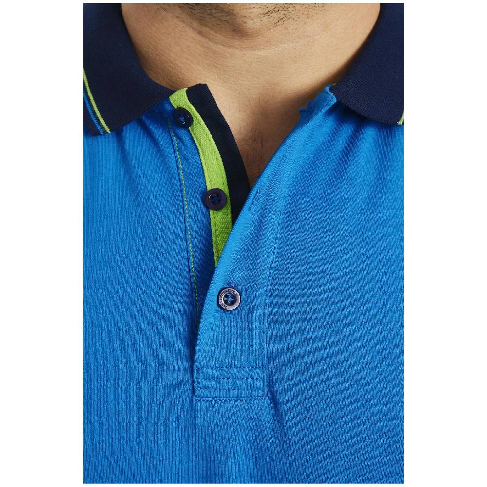 Jan Vanderstorm Poloshirt TOTTE Royal Blau