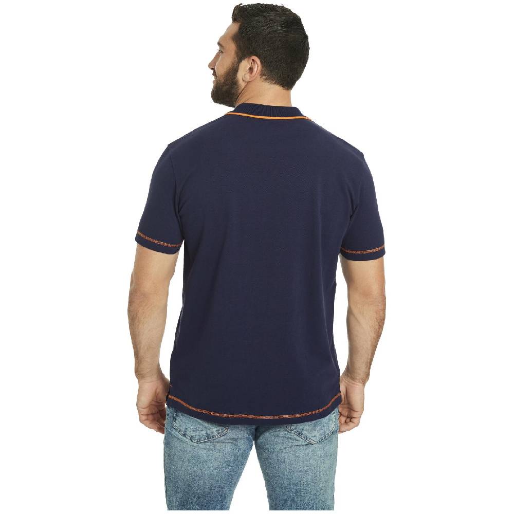 Jan Vanderstorm Poloshirt UFFE Dunkelblau