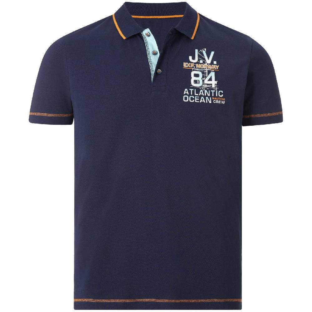 Jan Vanderstorm Poloshirt UFFE dunkelblau