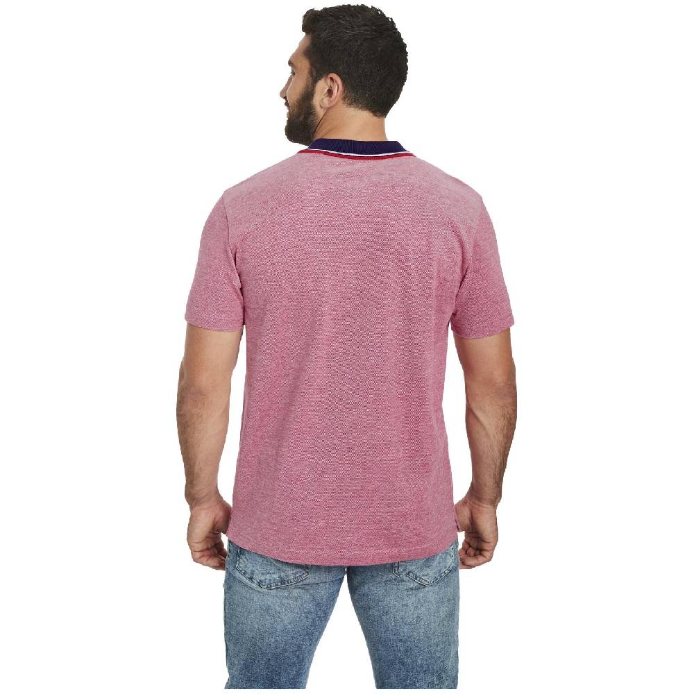 Jan Vanderstorm Poloshirt VIGGO Rot Melange