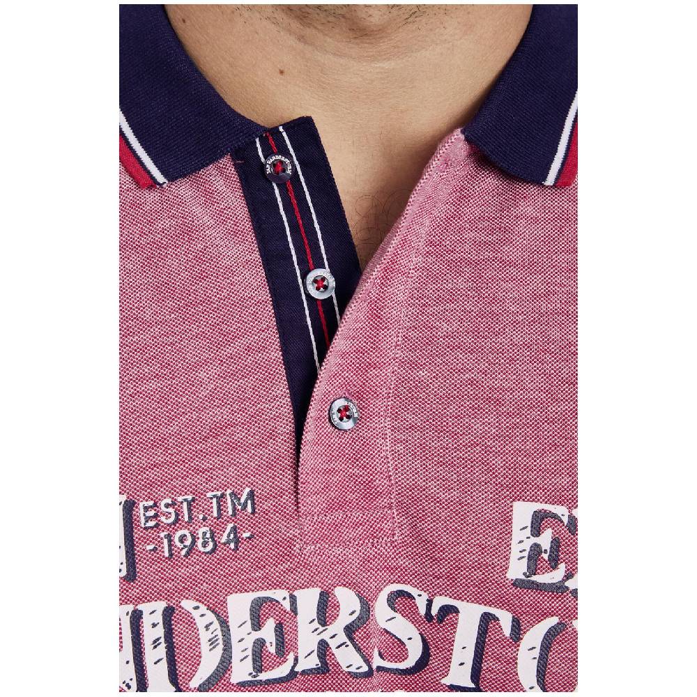 Jan Vanderstorm Poloshirt VIGGO Rot Melange