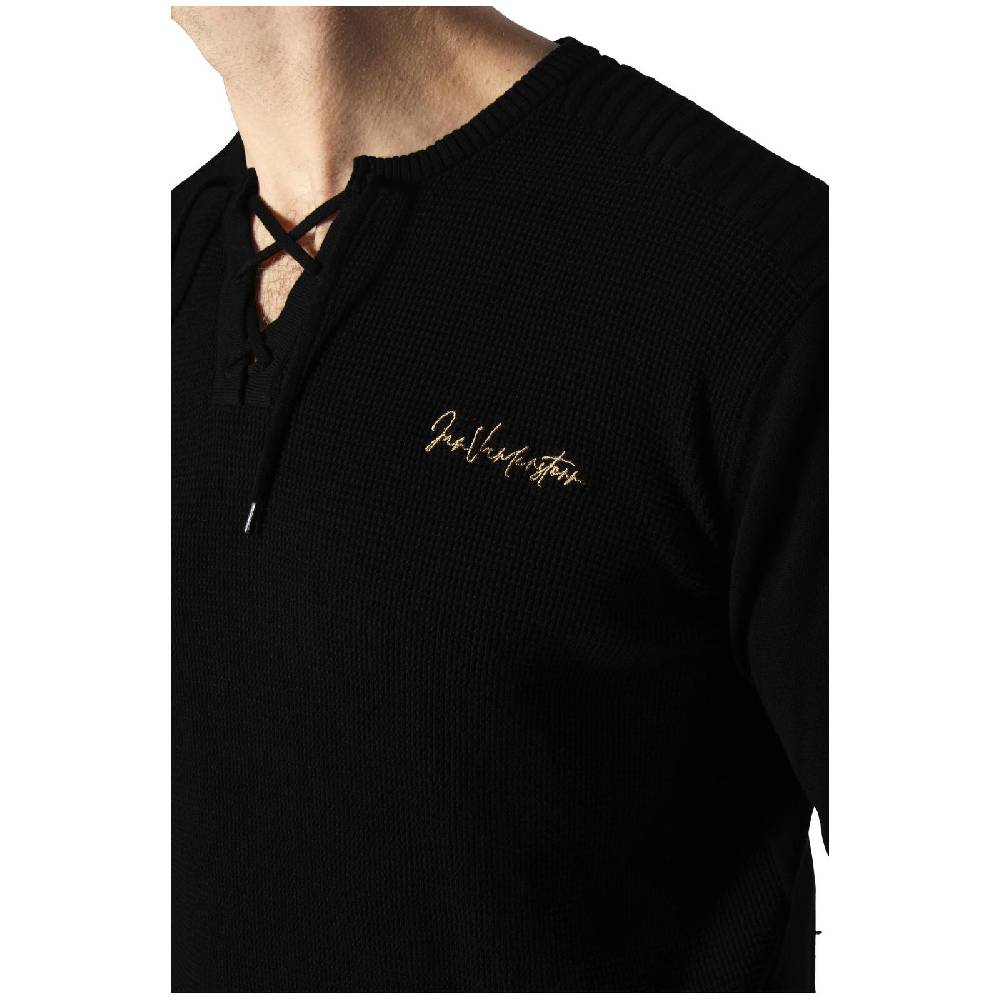 Jan Vanderstorm Pullover ANDGAR Schwarz