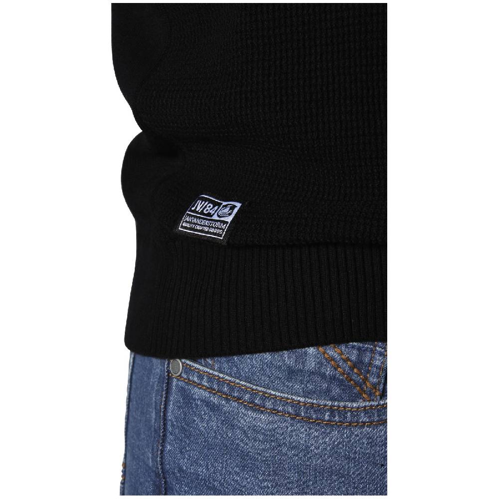 Jan Vanderstorm Pullover ANDGAR Schwarz