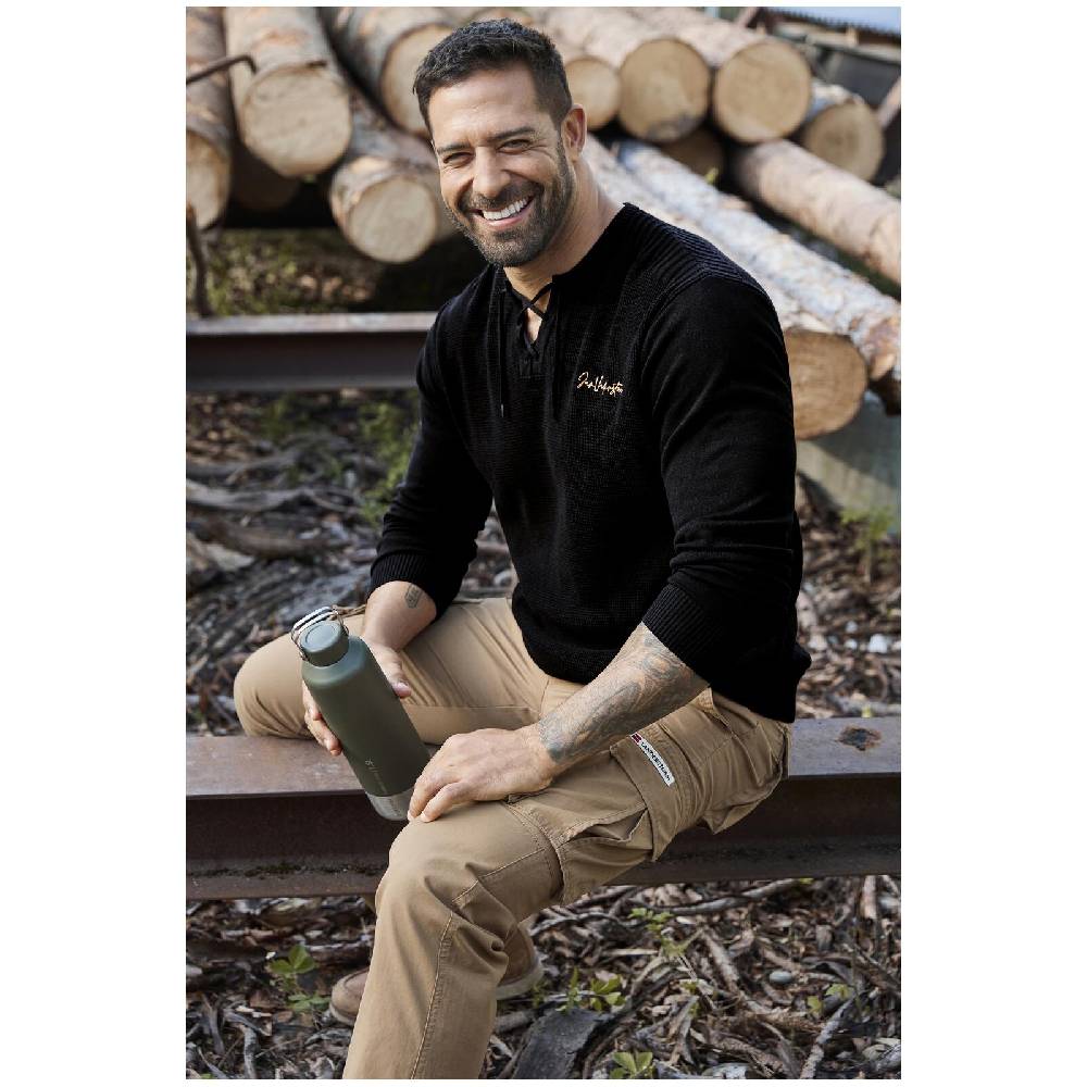 Jan Vanderstorm Pullover ANDGAR Schwarz