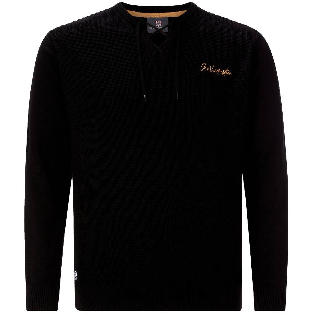 Jan Vanderstorm Pullover ANDGAR schwarz
