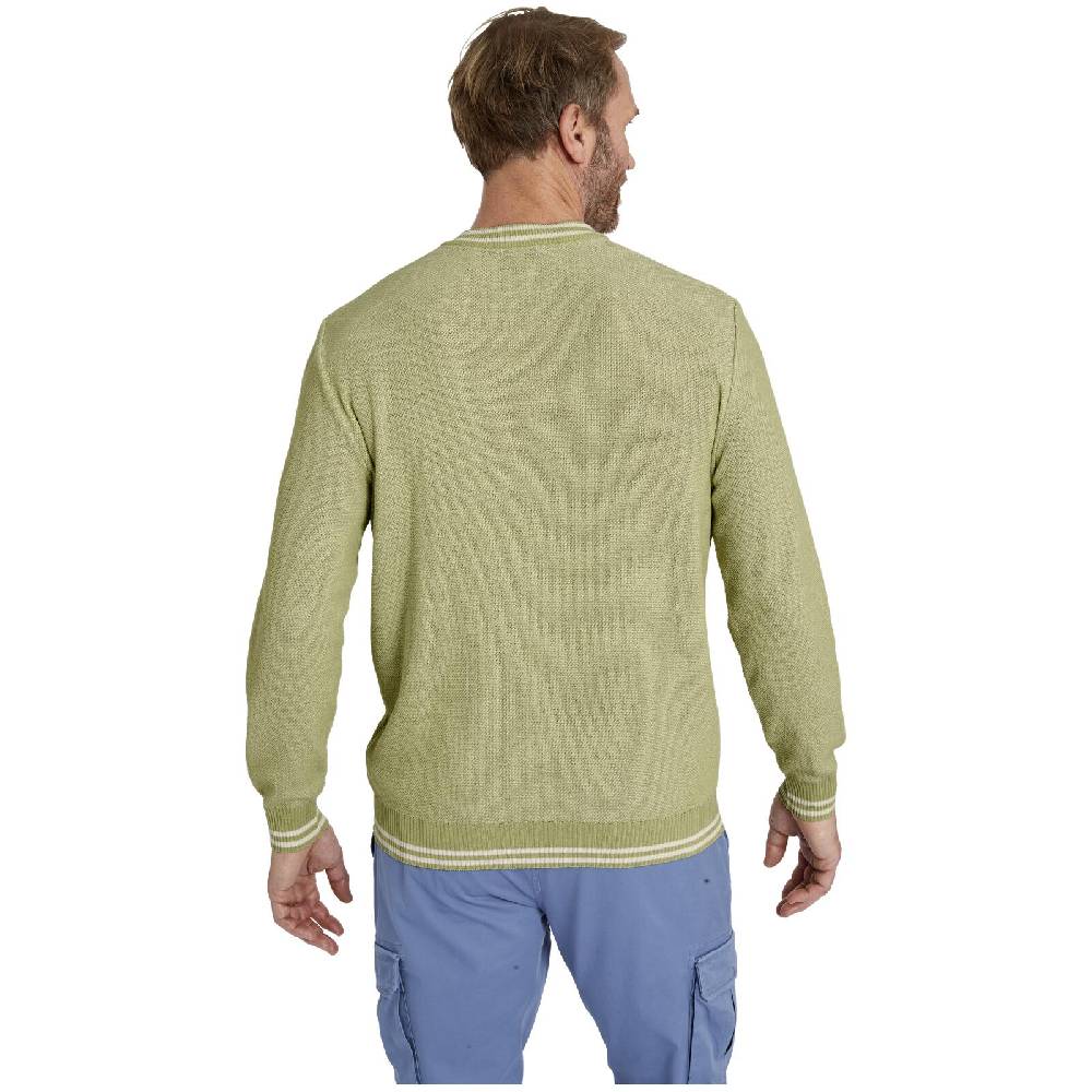 Jan Vanderstorm Pullover BEENE Hellgrün Melange