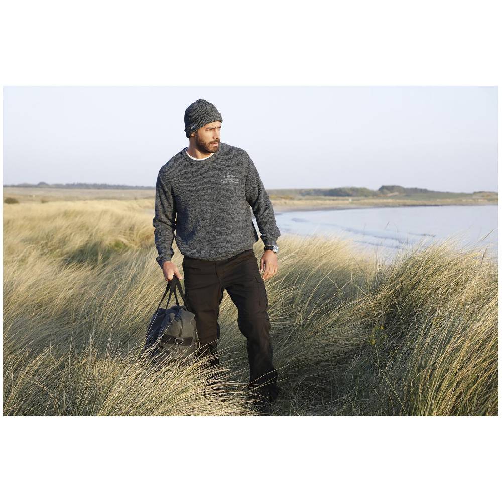 Jan Vanderstorm Pullover BEETU Grau Melange