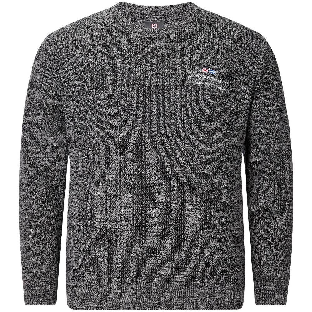 Jan Vanderstorm Pullover BEETU grau melange