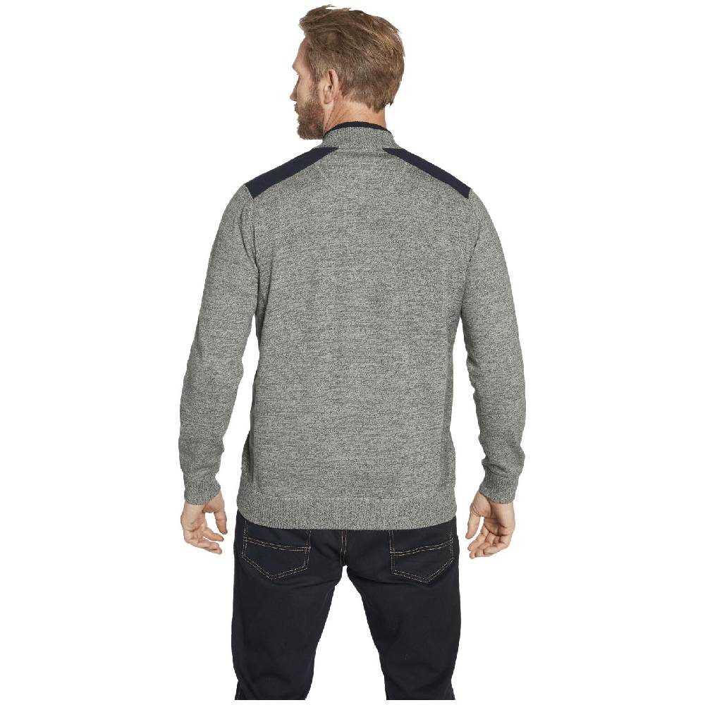 Jan Vanderstorm Pullover DAIN Grau Melange