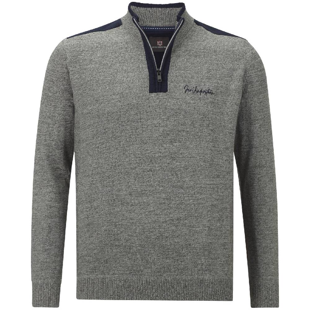 Jan Vanderstorm Pullover DAIN grau melange