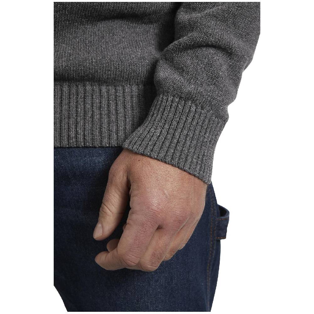 Jan Vanderstorm Pullover EERU Dunkelgrau