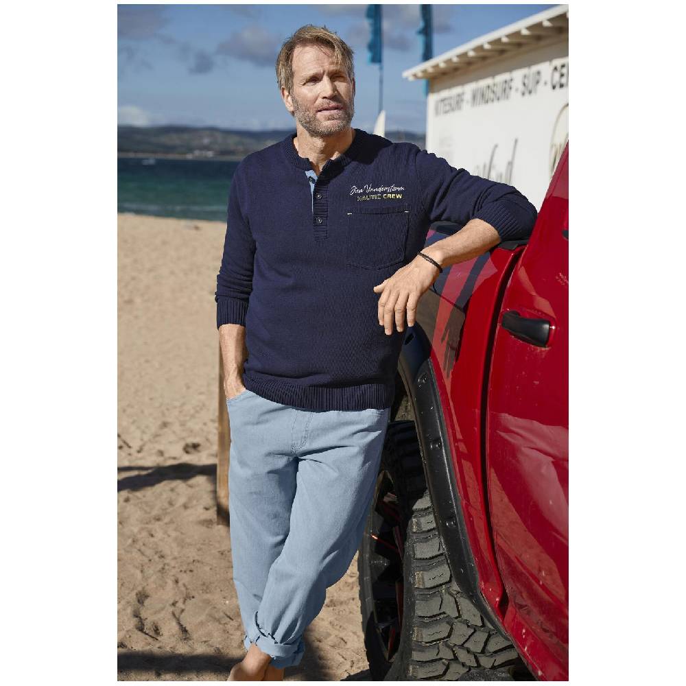 Jan Vanderstorm Pullover ELGER Dunkelblau