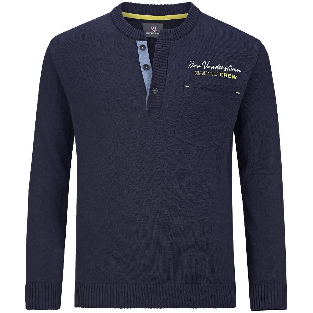 Jan Vanderstorm Pullover ELGER dunkelblau