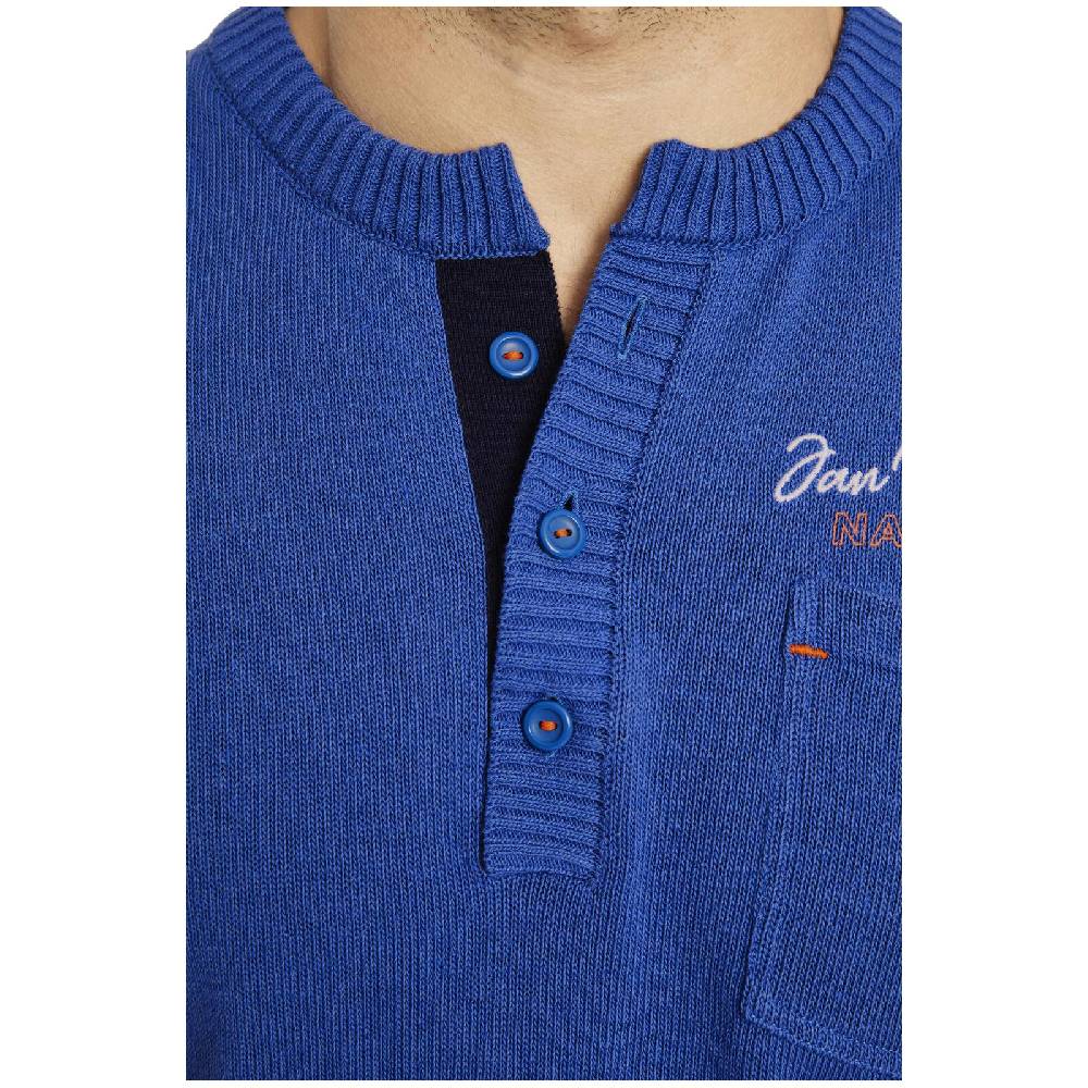 Jan Vanderstorm Pullover ELGER Royal Blau