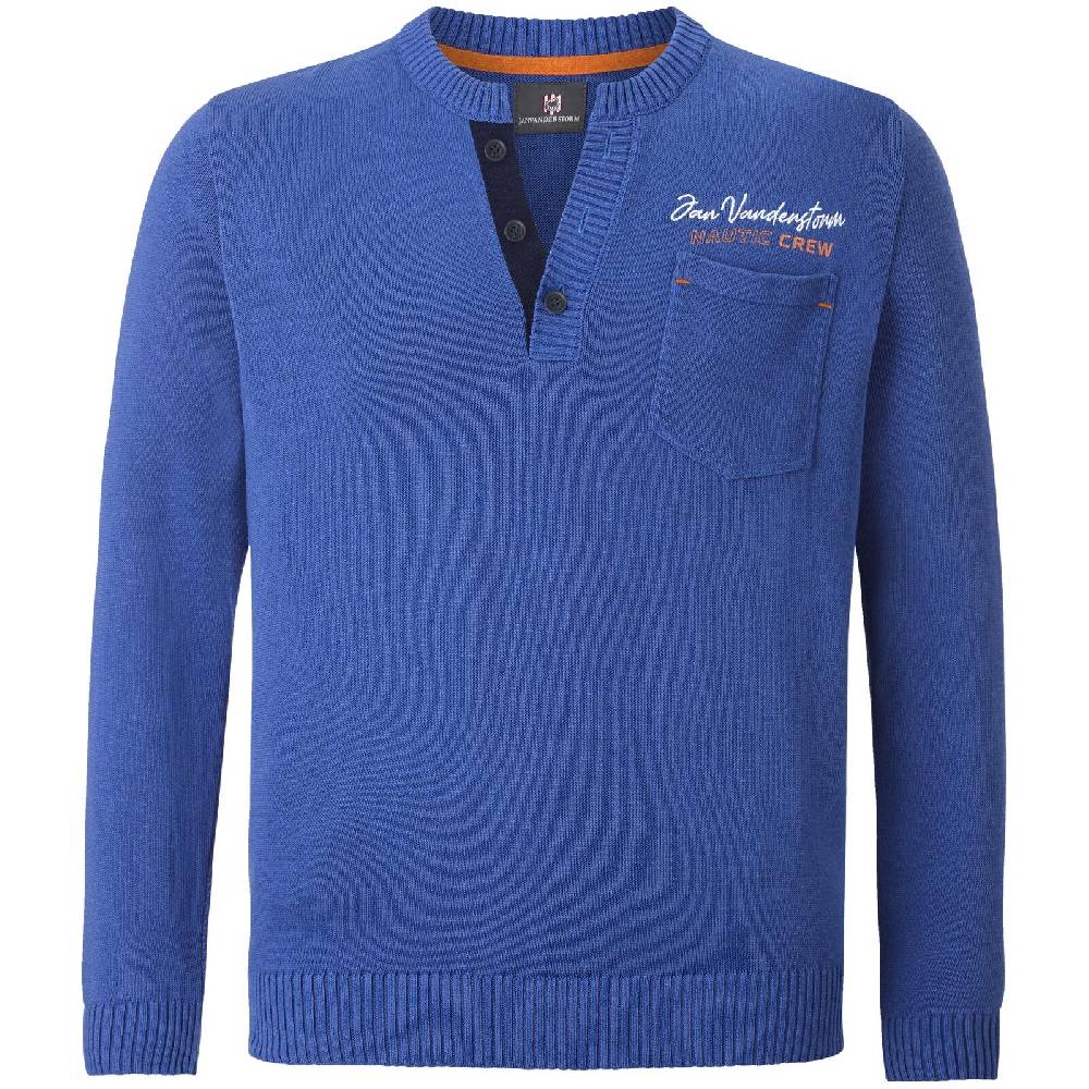 Jan Vanderstorm Pullover ELGER royal blau