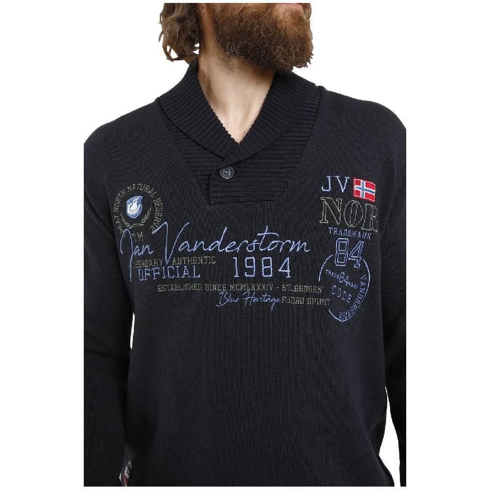 Jan Vanderstorm Pullover HAMAR Dunkelblau