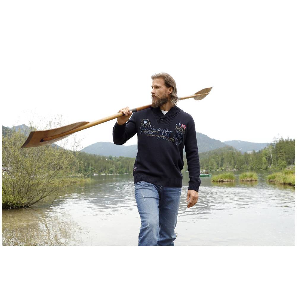 Jan Vanderstorm Pullover HAMAR Dunkelblau