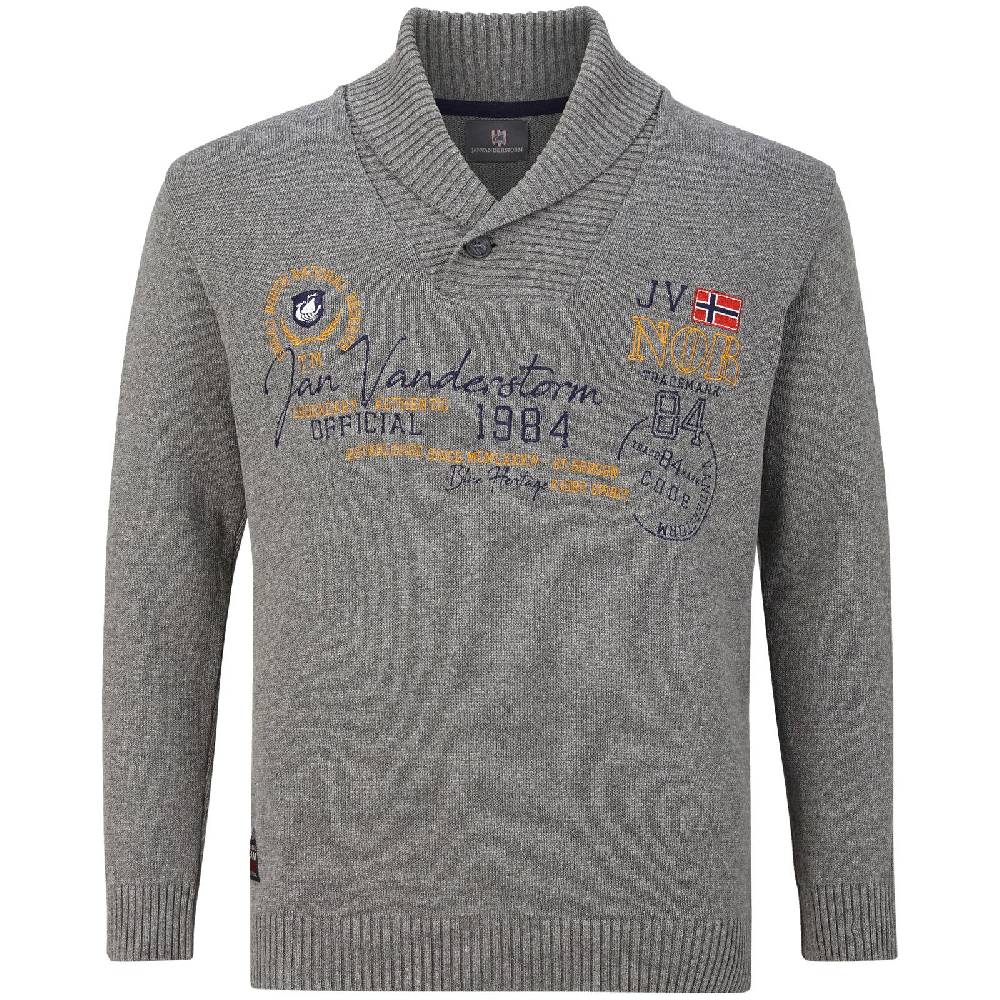 Jan Vanderstorm Pullover HAMAR grau