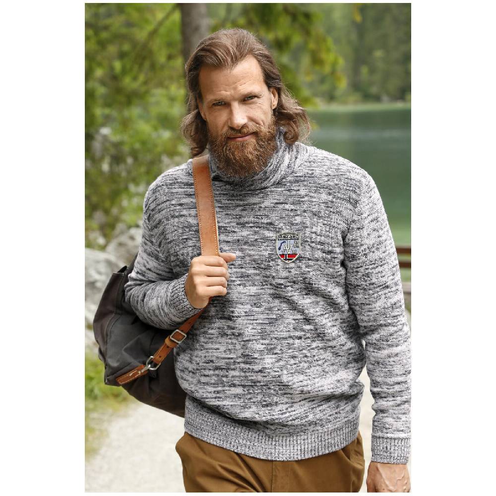 Jan Vanderstorm Pullover HARDO Hellgrau Blau