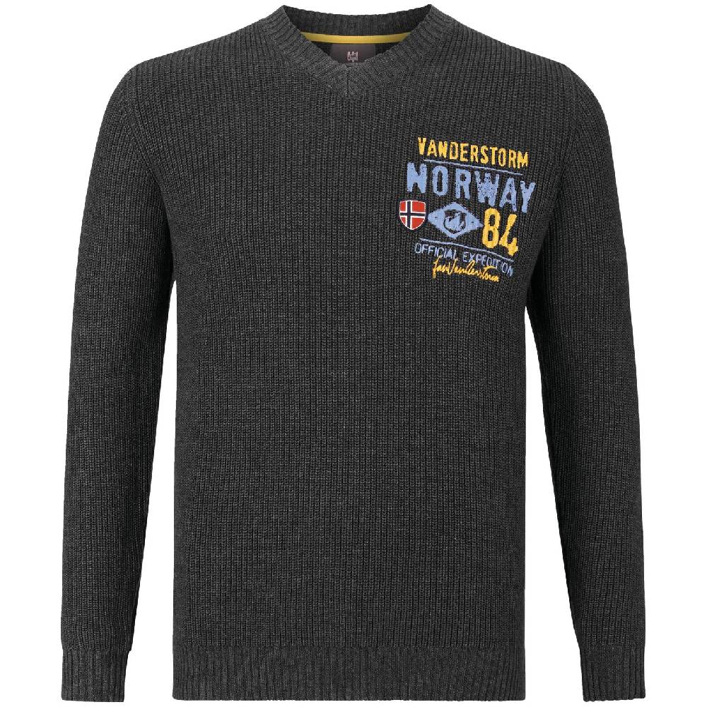 Jan Vanderstorm Pullover JELLEN dunkelgrau