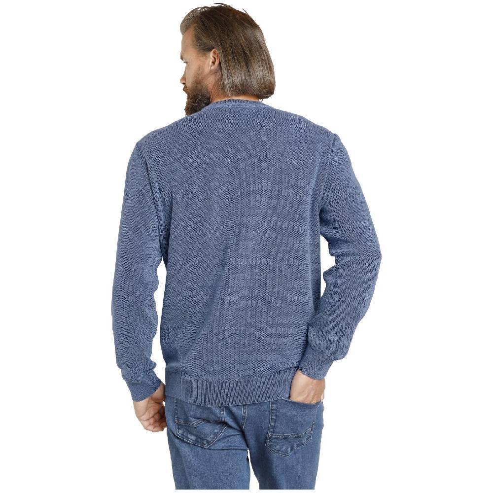 Jan Vanderstorm Pullover KEIMO Blau Melange