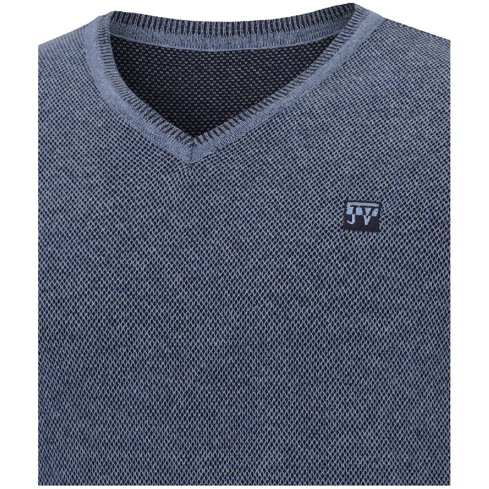 Jan Vanderstorm Pullover KEIMO Blau Melange