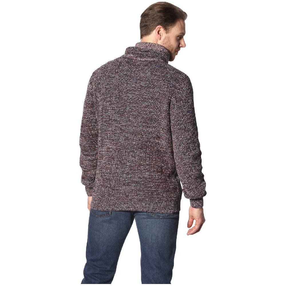 Jan Vanderstorm Pullover LARNO Dunkelrot Melange