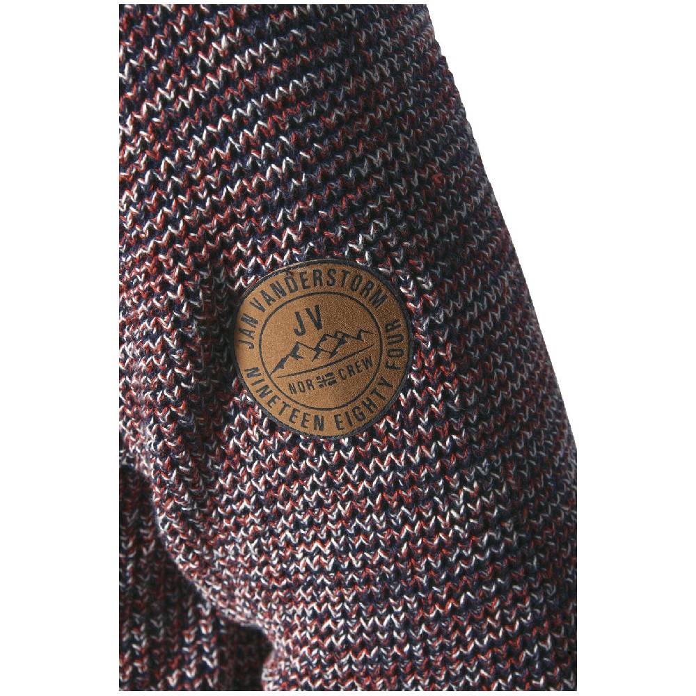 Jan Vanderstorm Pullover LARNO Dunkelrot Melange