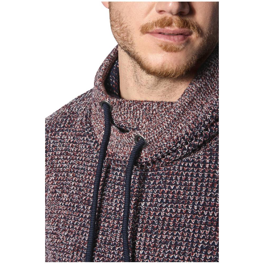 Jan Vanderstorm Pullover LARNO Dunkelrot Melange